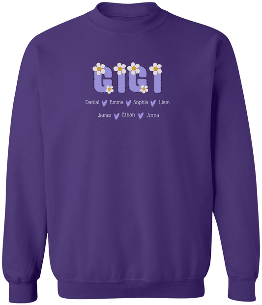 Custom Gigi Grandkids Mothers Day T-Shirt