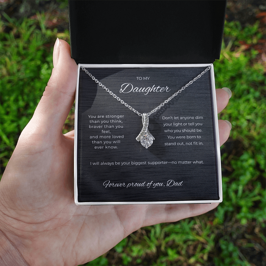 You will always be my little girl - Necklace for Daughter from Dad