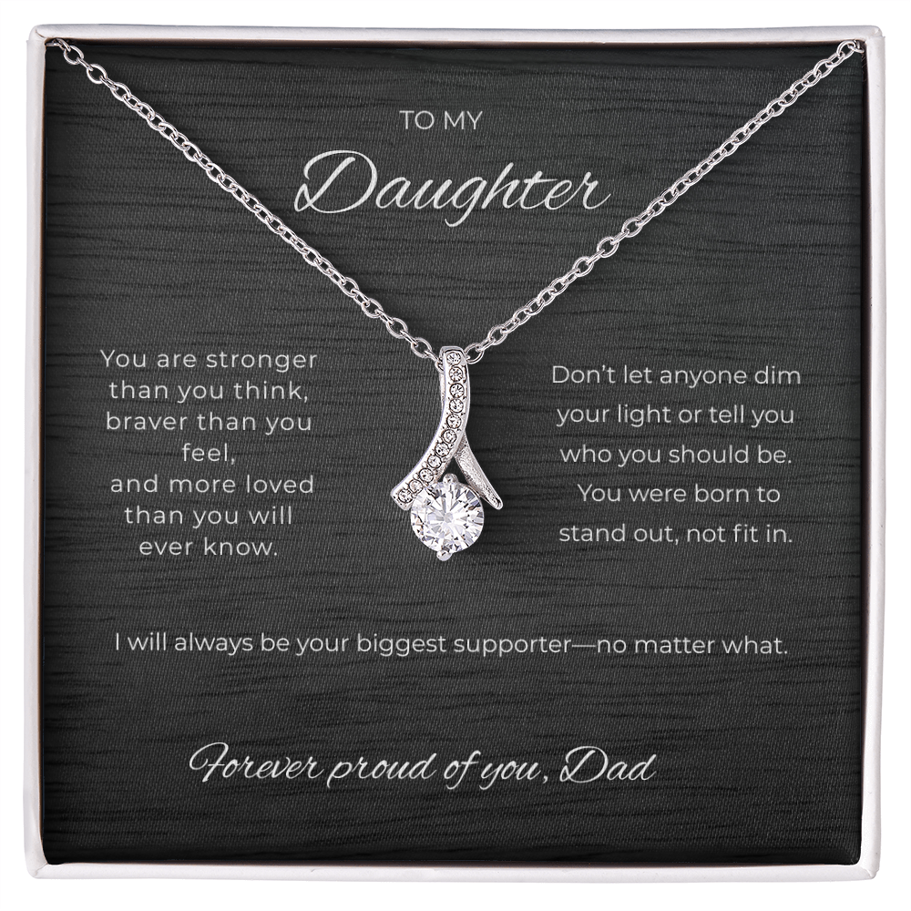 You will always be my little girl - Necklace for Daughter from Dad