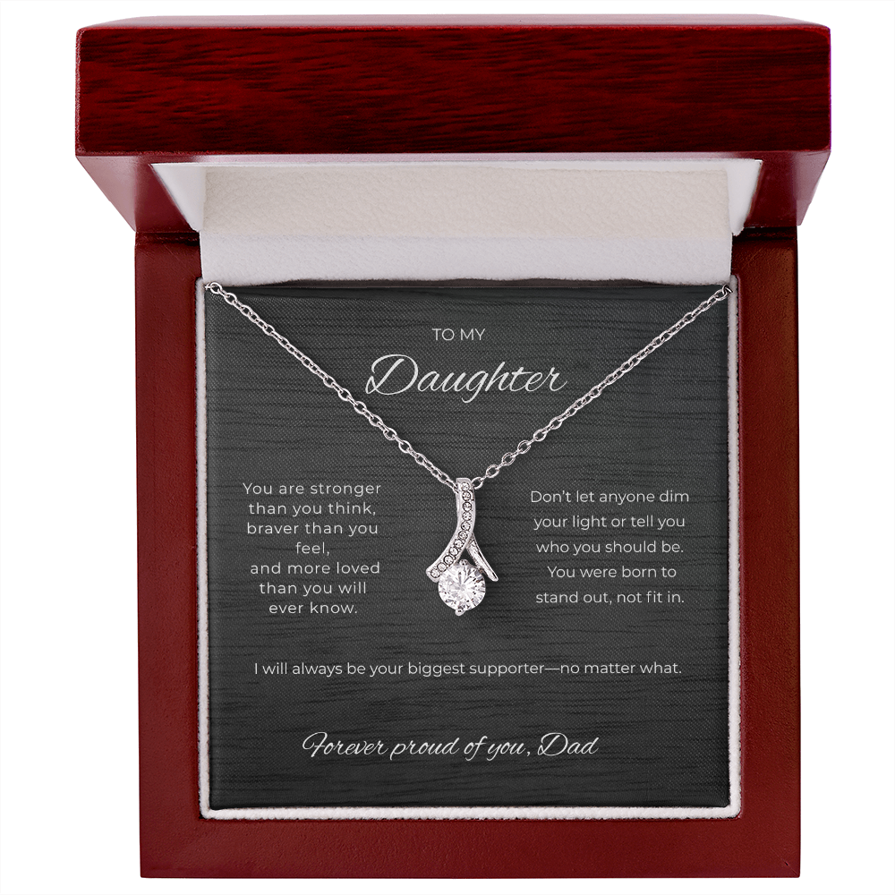 You will always be my little girl - Necklace for Daughter from Dad