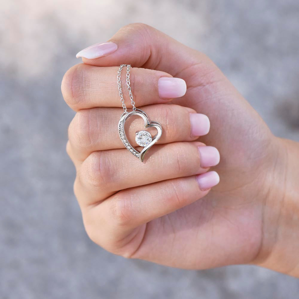 To My Beautiful Wife - Heart Necklace