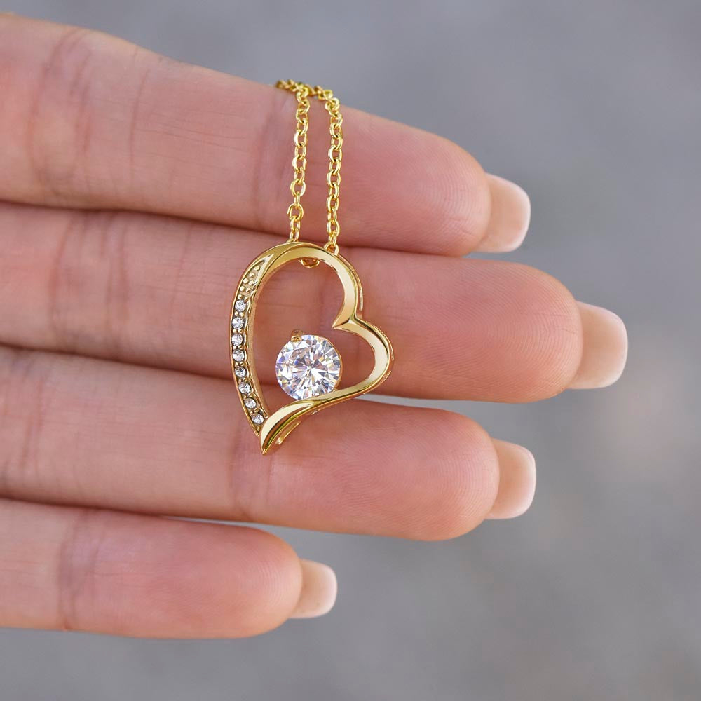 To My Beautiful Wife - Heart Necklace
