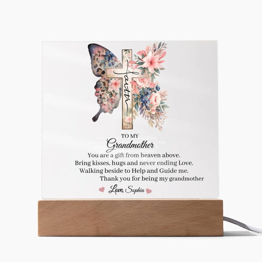 Personalized Faith Acrylic Plaque